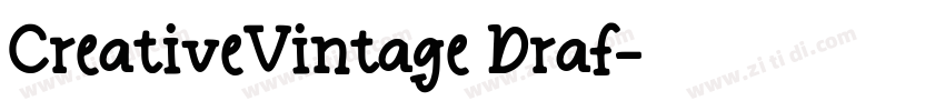 CreativeVintage Draf字体转换